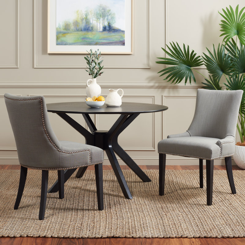 Chaise d'appoint rembourrée Gallager, Taupe intense, 2