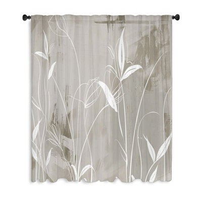 Chrisly Sheer Curtain Single Panel
