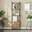154.5cm H x 44.5cm W Metal Bookcase-1586542342