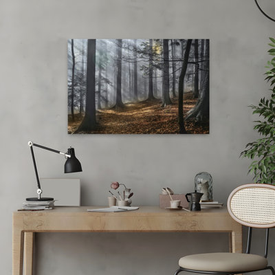 «Enchanted Forest», art mural contemporain abstrait