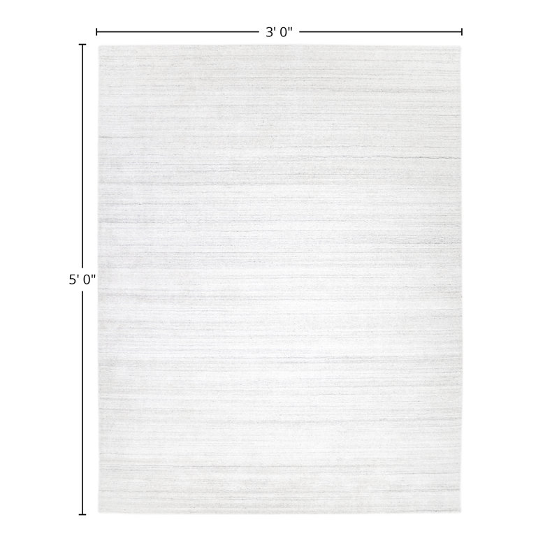 Harbor Area Rug in Ivory, Rectangle 3' x 5'
