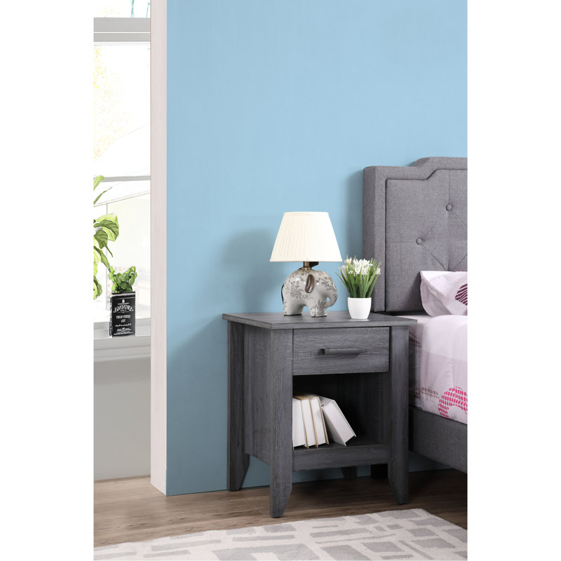Modern Bedside Table With Storage Options