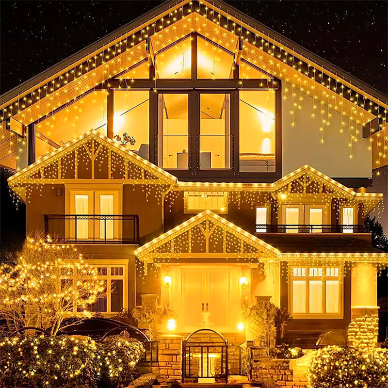 LED Solar Powered Cord String Light, 1200 Lamps - 30 Metre Long