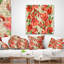 Oreiller à motif floral sans soudure-30611823-30611820