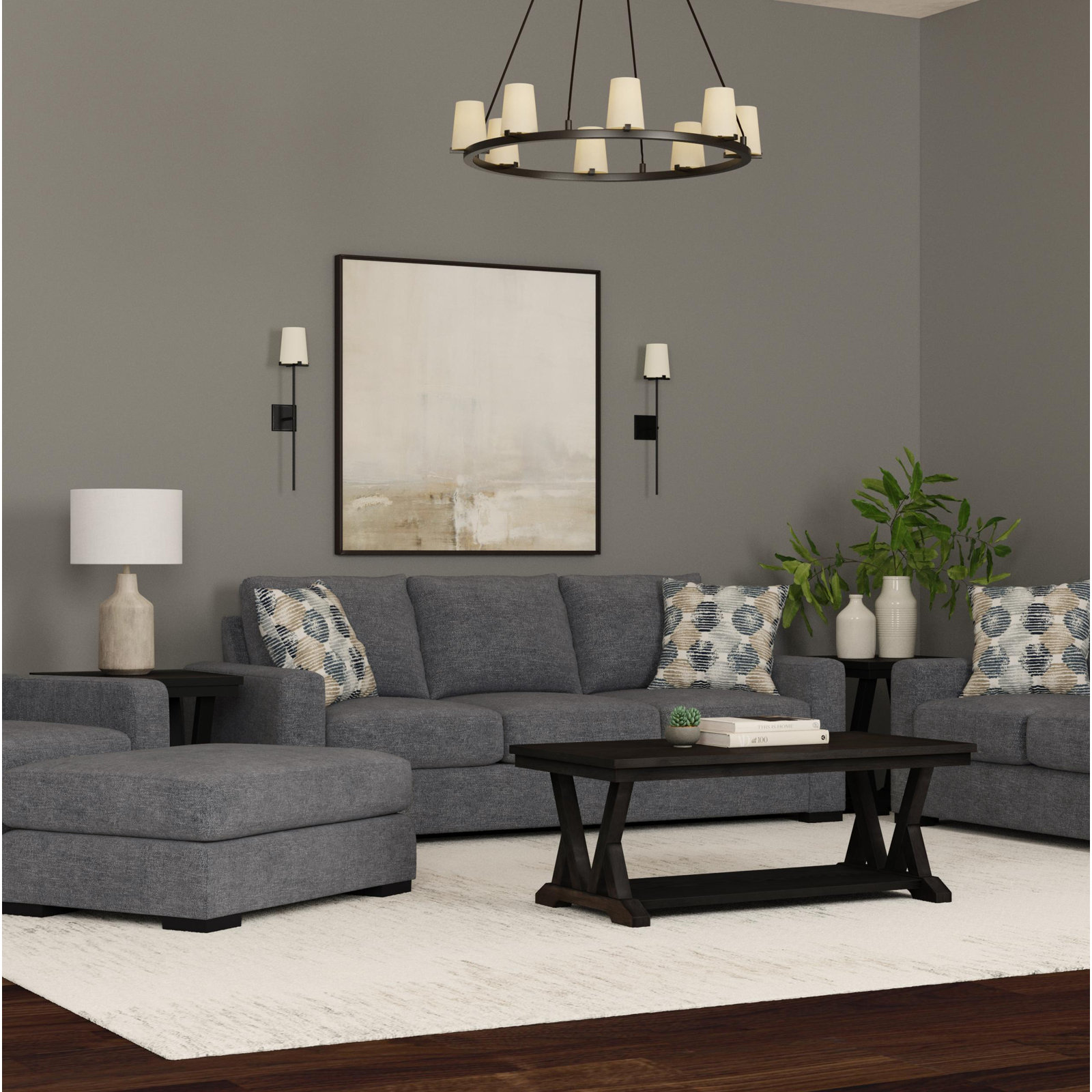 Oliver Sofa, Blue