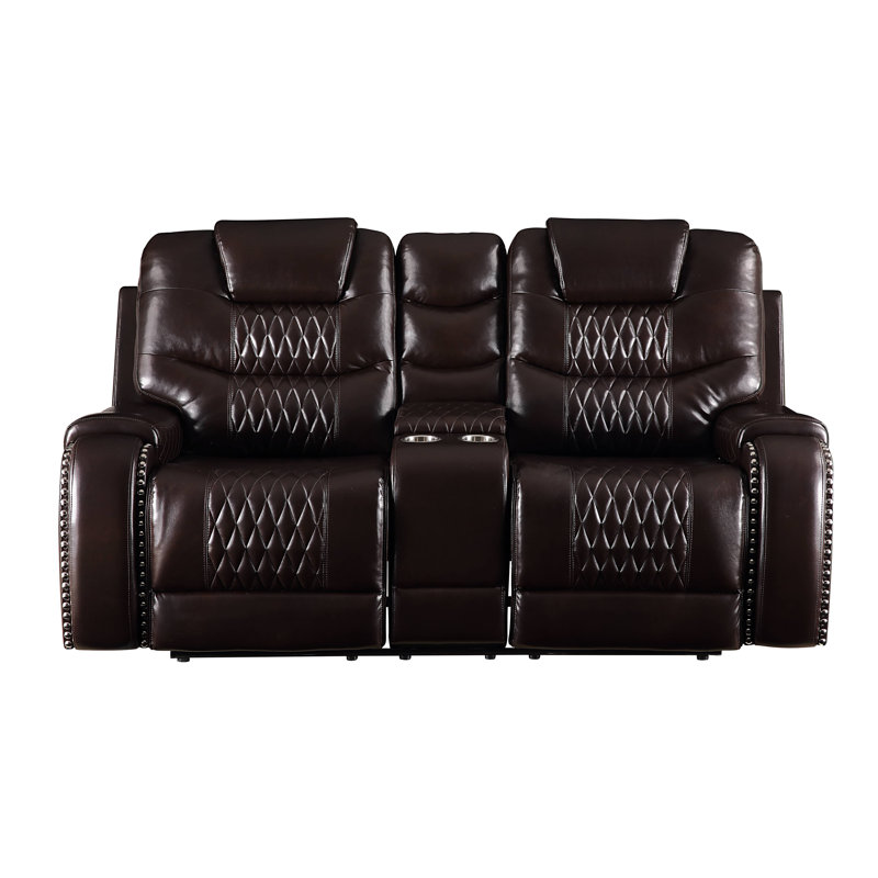 Causeuse inclinable 78 po Horing, Brun