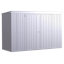 Remise de rangement en acier Elite, 10 x 4, Galvalume