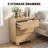 23.6''W 3-Drawer Nightstand-607961048