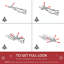 Demi-arbre de Noël artificiel 5 pi