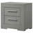 High Gloss 2-Drawer Nightstand Bedside Table