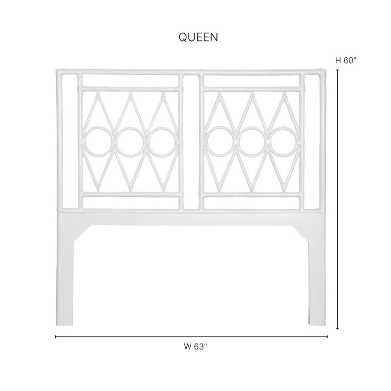Devonshire Open-Frame Headboard, Queen, Celery Green