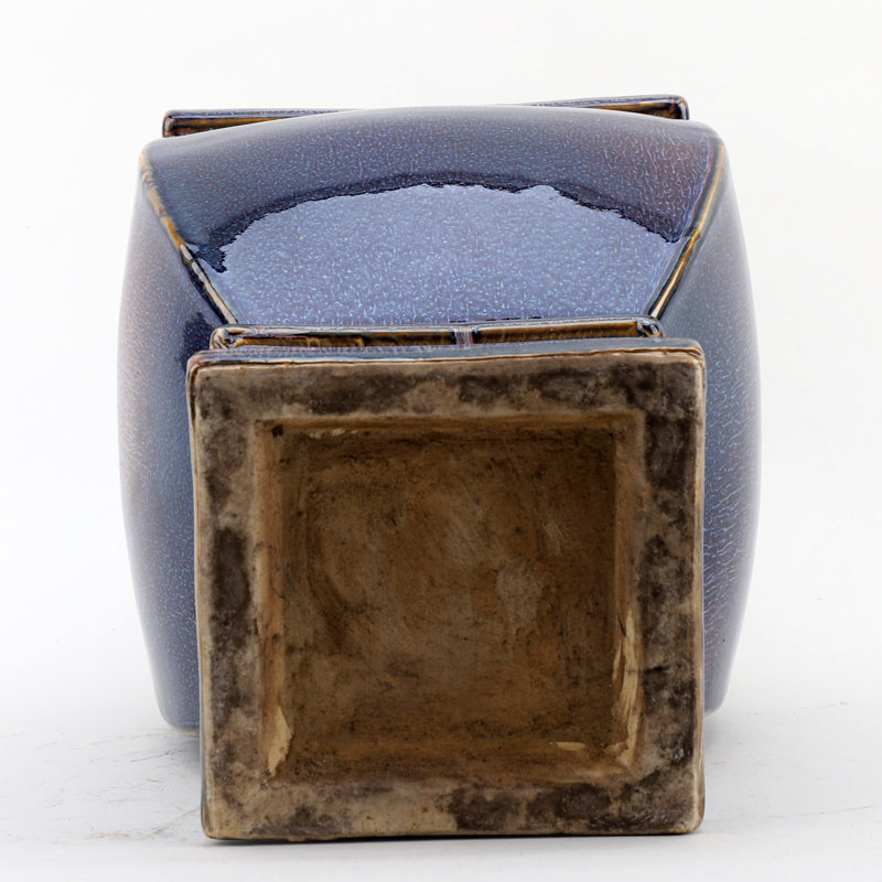 Porcelain Vase Run Glaze