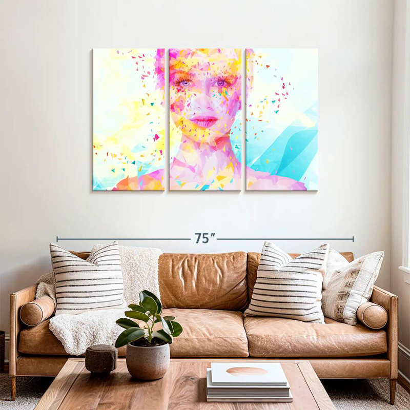 Leisha Turquoise, 36" H x 57" W