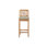 Monterey Yes Stool with Solid Wood Frame