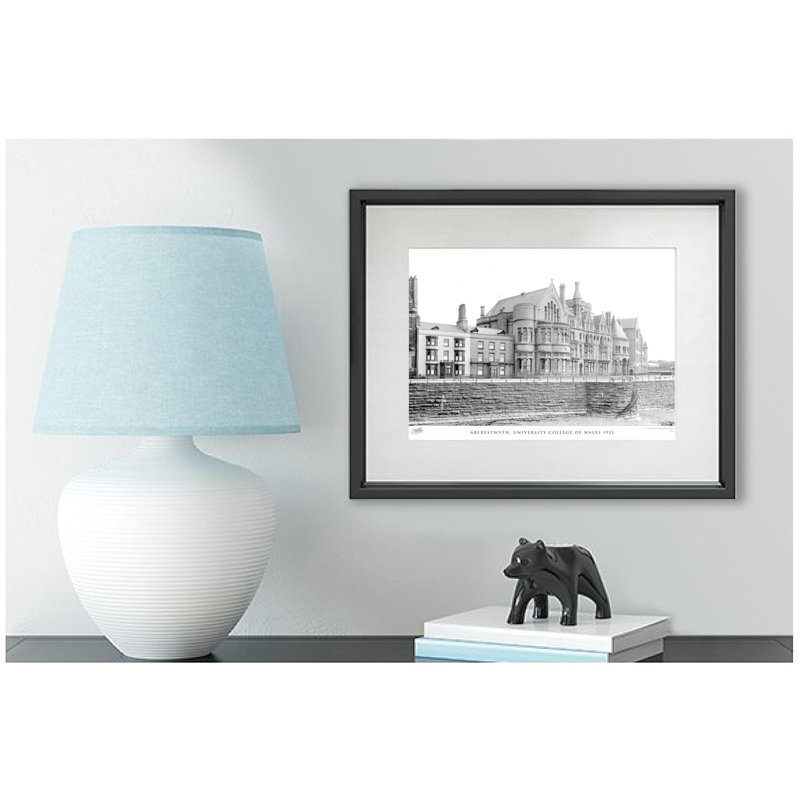 Aberystwyth, University College of Wales 1921 1 Piece Single Picture Frame Wall Art, 28cm H x 36cm W x 2.3cm D