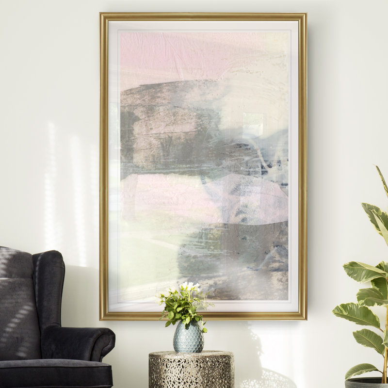 «Sweet Calm I», reproduction sur toile, H 30,5 po x l 42,5 po x P 1,5 po, Cadre doré