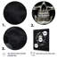 Masque tribal africain noir et blanc V sur toile-1038831254-815103248
