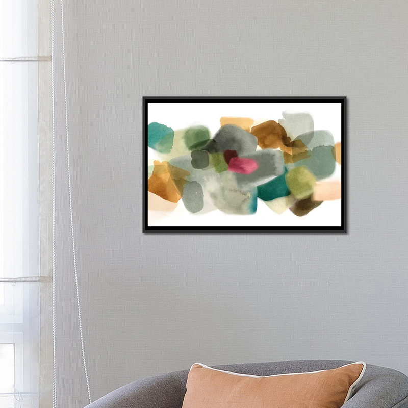 « promet ii », impression sur toile, H 18 po x l 26 po x P 1,5 po, Toile avec cadre noir, Pas de tapis