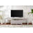 Modern Grey TV Stand, 71.0 x 19.7 x 13.0 inches | 100% Melamine Coated Particle Board, Thickness: 0.7 inches | Sleek Design for Living Room & Entertainment Spaces, Durable & Stylish Furniture Solution-105519778