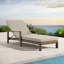 Chaise longue d'extérieur à double usage en teck et osier Arlo (ensemble de 2)-559880916-570222545