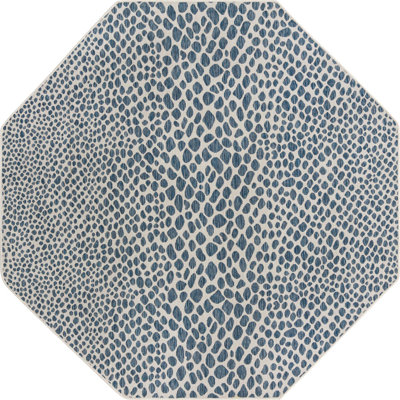 Outdoor Destiny Area Rug Navy Color