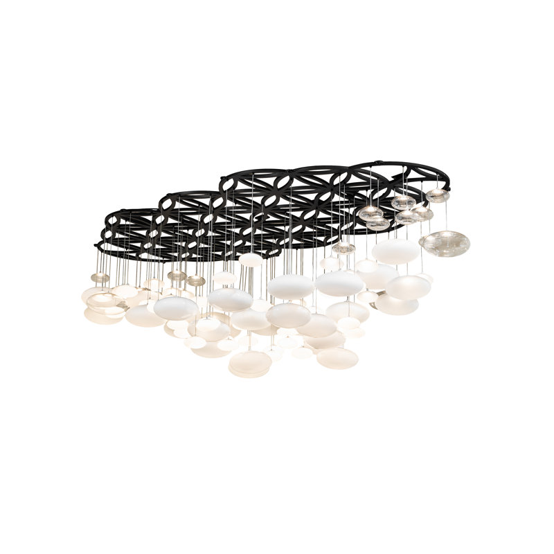 120" Long Nuageux Cascading Chandelier