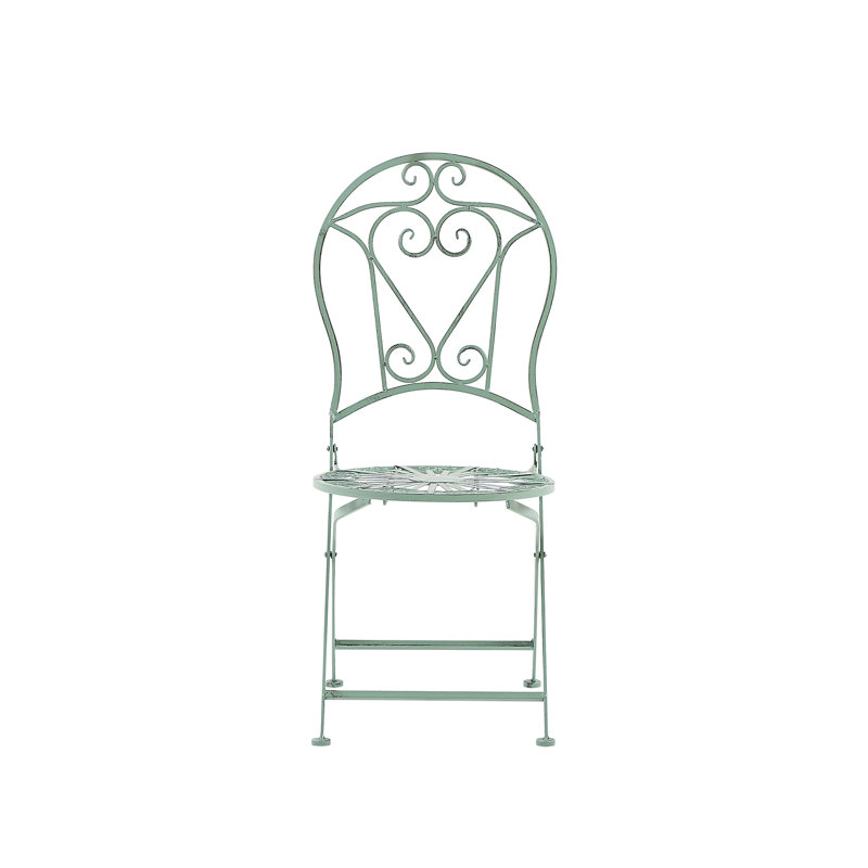 Cotto Foldable Outdoor Patio Dining Side Chair with Cushion
