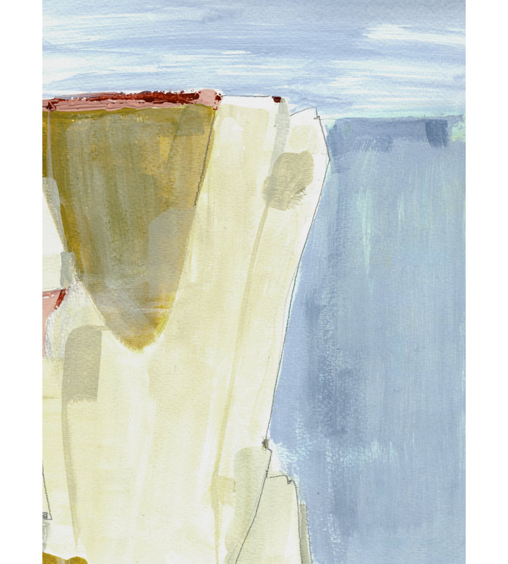 Dover Cliffs I Print, Wrapped Canvas, 24" H x 18" W x 1.5" D, No Mat