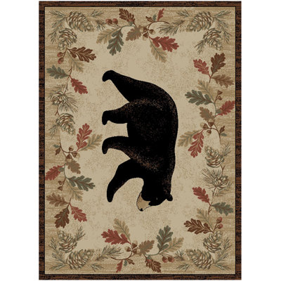 Hearthside Hidden Haven Brown Area Rug