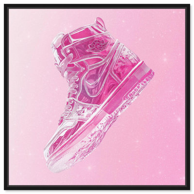 «Clear Crystal Sneaker Canvas» par Rose 
