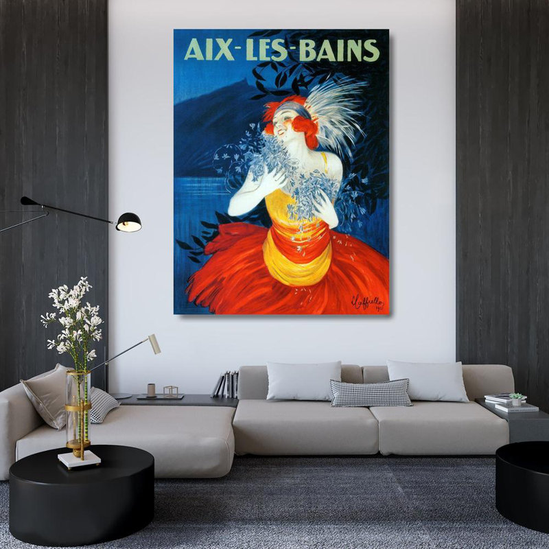 «Red Barrel Studio® Vintage Apple Collection», reproduction d'art sur toile, aix les bains, H 46 po x l 36 po
