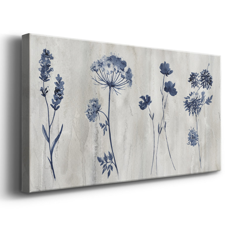 " Indigo Row ", 16" H x 8" W x 1" D