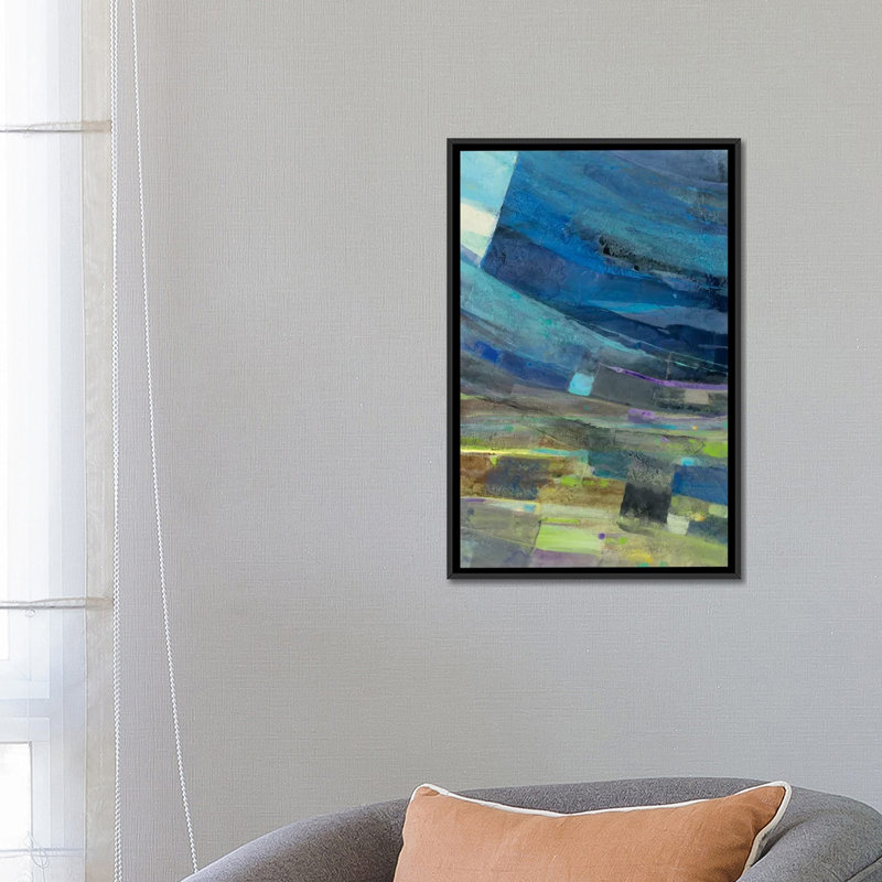 Vue de la côte II, reproduction d'art sur toile tendue, H 12 po x l 8 po x P 0,75 po, Toile tendue, Pas de tapis