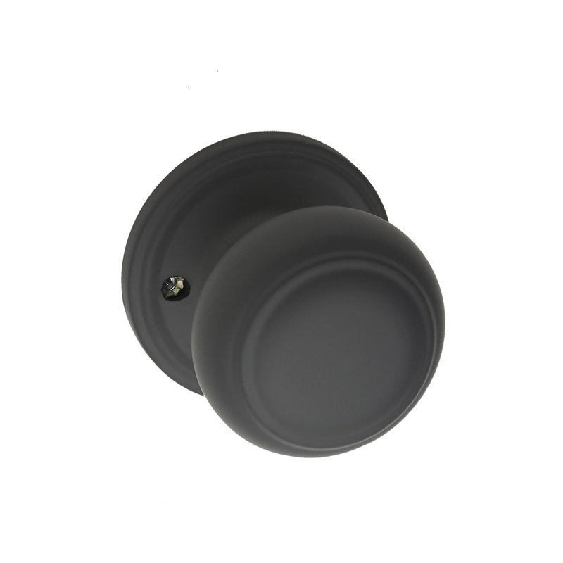 Colonial 2.7'' Diameter Single Dummy Round Knob, Black