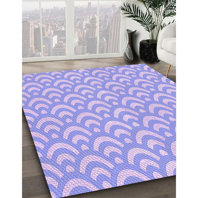 Geometric Indoor Rug, Square 7'