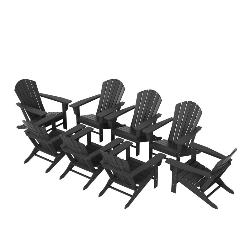 Chaise Adirondack en plastique Altura, gris