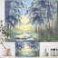 «RaIn Falling Down in Green Lit Forest I», reproduction d'art sur toile-55633826-55633827