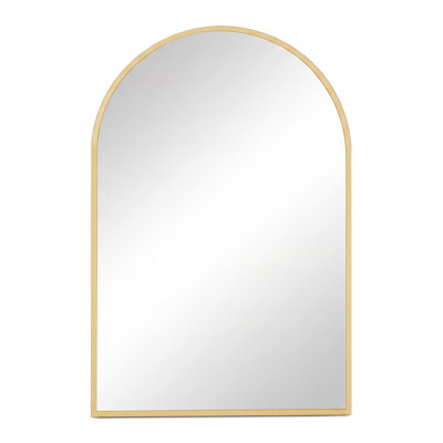 Aluminum Frame Arched Wall Mirror