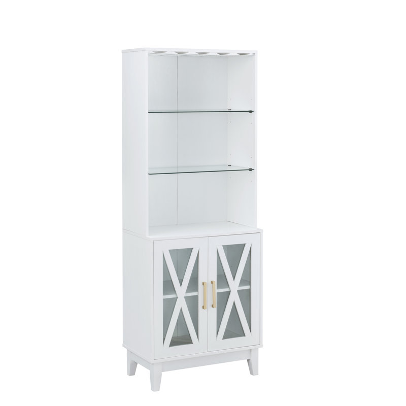 Eckero 26'' Wine Bar, White