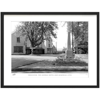 Frocester, The George Hotel And Memorial C1955 by Francis Frith - Single Picture Frame Print