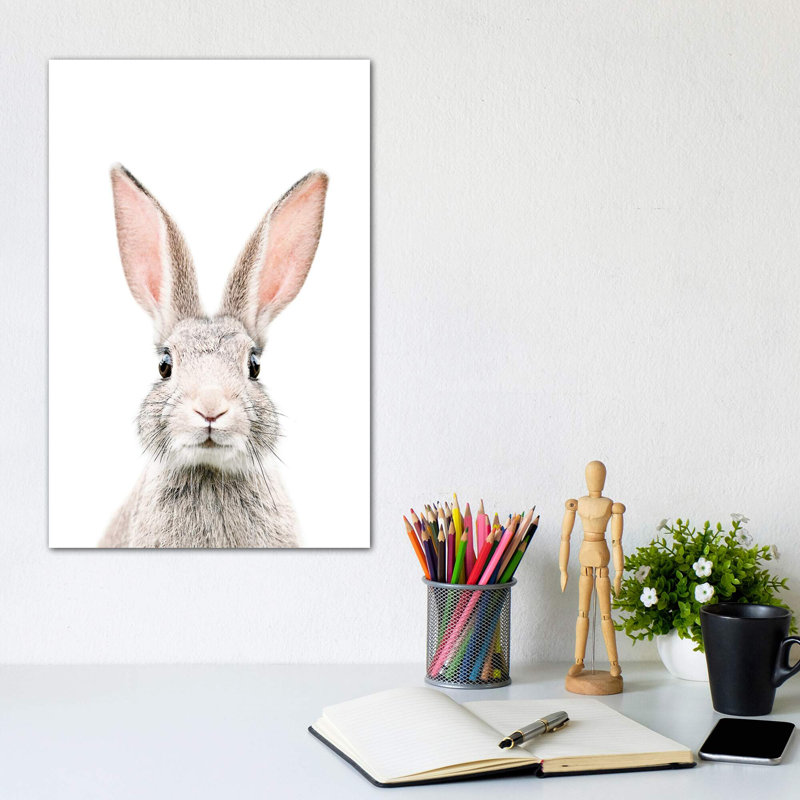 «Bunny» par Sissi & Seb - reproduction de photo, Pas de tapis, Toile tendue, H 12 po x l 8 po x P 0,75 po