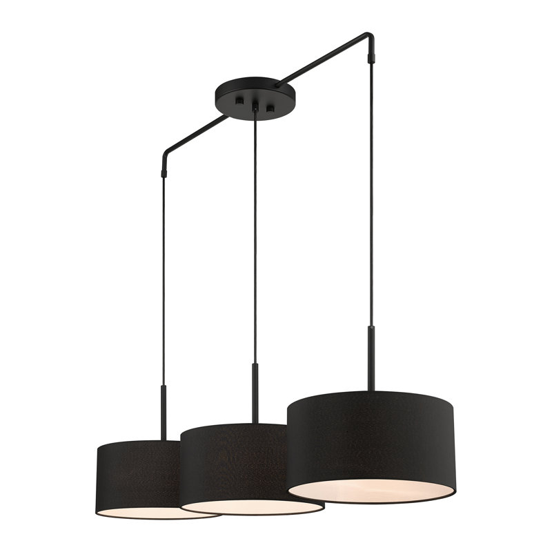 Luminaire suspendu tambour 3 lumières