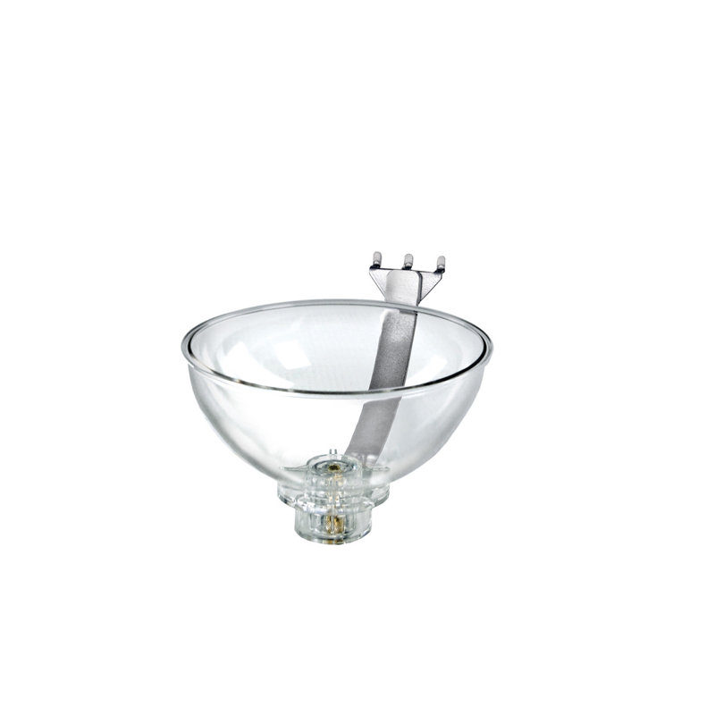 8" Bowl Display with Curved Metal Arm for Pegboard/Slatwall