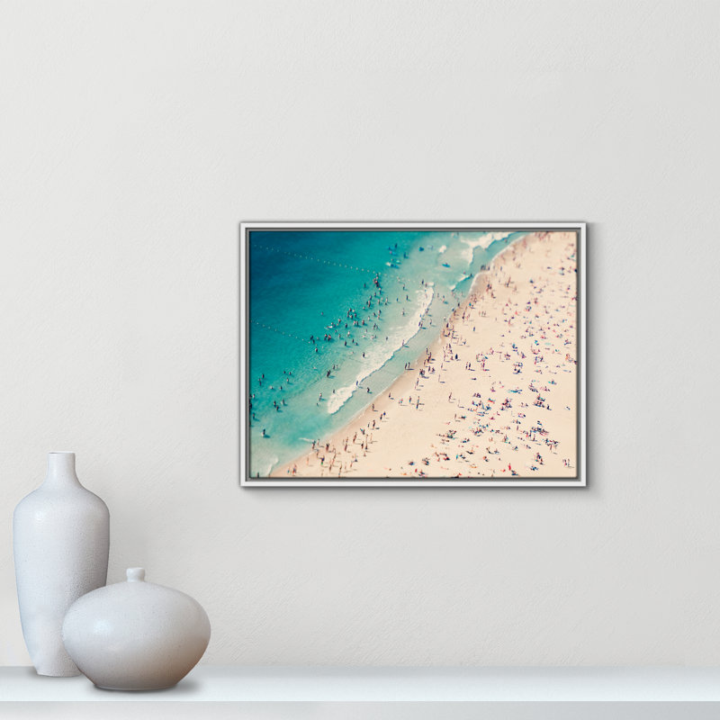 Summer Fun I, 19.5" H x 25.5" W x 2" D, White Framed Canvas