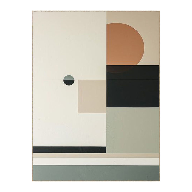 Tapis décoratif tissé à motif géométrique abstrait lavable, Tapis de couloir 3 pi 3 po x 6 pi 7 po inclus