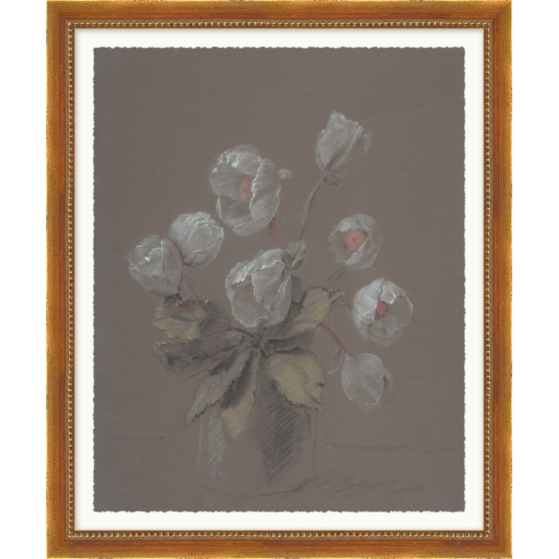 Soft Grey Floral