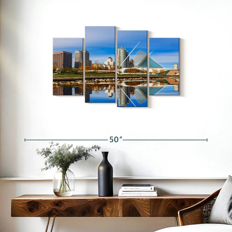 Nicci Milwaukee Skyline, H 22 po x l 36 po
