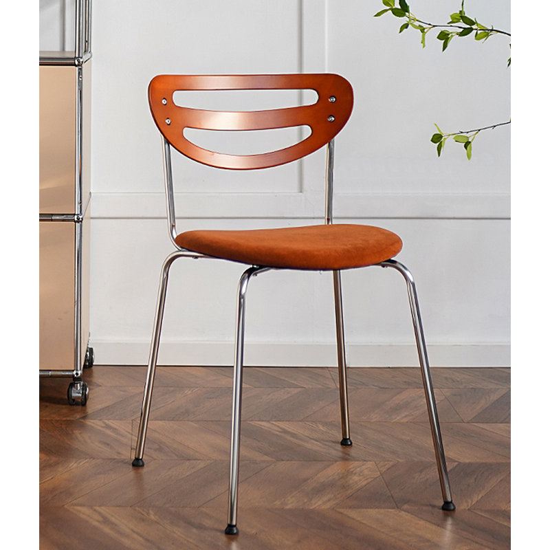 Chaise de salle à manger Retro, Orange, Orange