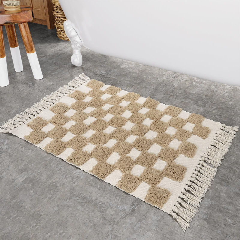 Tapis lavable à la main Keynie, Rectangulaire 2 pi x 3 pi