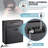 Medium Drop Box Wall Mounted Locking Mailbox With Key And Combination Lock-87104163-87104162